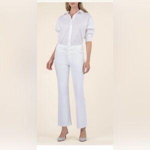 Kut from the Kloth White Wide Leg Jeans